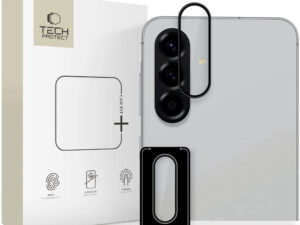 Tech-Protect Camring FIT+ Samsung Galaxy A36 / Galaxy A56 / Galaxy A27 kameravédő üvegfólia, fekete