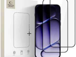 Tech-Protect Glass Fit+ Oneplus Nord 6 kijelzővédő üvegfólia, fekete (2db)