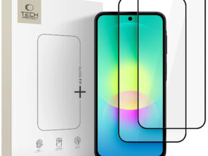 Tech-Protect Glass Fit+ Samsung Galaxy A27 kijelzővédő üvegfólia, fekete (2db)