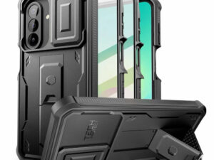 Tech-Protect Kevlar Cam+ Samsung A27 tok kameravédelemmel, kitámasztóval, megerősített sarokkal, fekete
