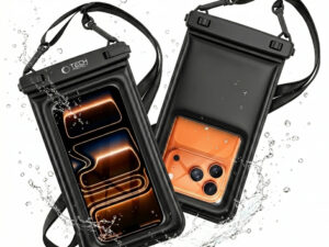 Tech-Protect UWC7 univerzális vízálló telefon tok, 6.9", fekete