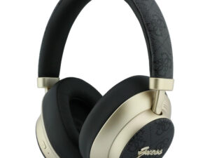 Guess 4G Gold Script Metal vezeték nélküli fejhallgató, bluetooth, ENC, fekete-arany