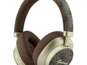 Guess 4G Gold Script Metal vezeték nélküli fejhallgató, bluetooth, ENC, barna-arany