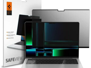 Spigen Safe View Apple Macbook Pro 14 2021/2025 tempered glass betekintésgátló kijelzővédő fólia, privacy