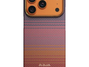 Pitaka Edge Apple iPhone 17 Pro hátlap tok, MagSafe, Aramid, sunset (California Dream 02)