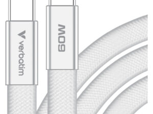 Verbatim SoftTouch USB-C-USB-C töltő- és adatkábel, 60W, PD3.0, 1,2m, szürke