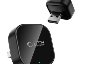 Tech-Protect UItraboost vezeték nélküli adapter Carplay&Android auto, bluetooth 5.4, fekete