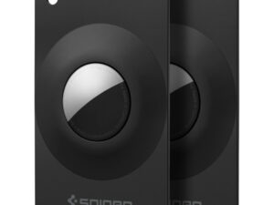 Spigen Airfit Apple AirTag 1 / 2 tok, Airtag tartó szett, fekete (2db)