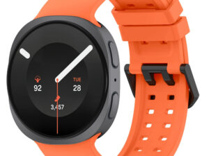 Tech-Protect Silicone Air Samsung Galaxy Watch 8 / 9 / Classic (40/44/46mm) szilikon szíj, narancs