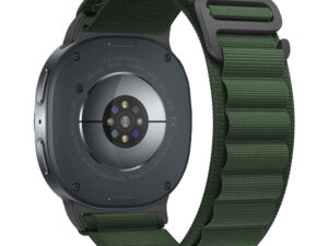 Tech-Protect Nylon Stripe Samsung Galaxy Watch 8 / 9 / Classic (40/44/46mm) szíj, zöld