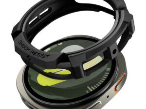 Spigen Rugged Armor Samsung Galaxy Watch 8 / Watch 9 (44mm) tok, fekete