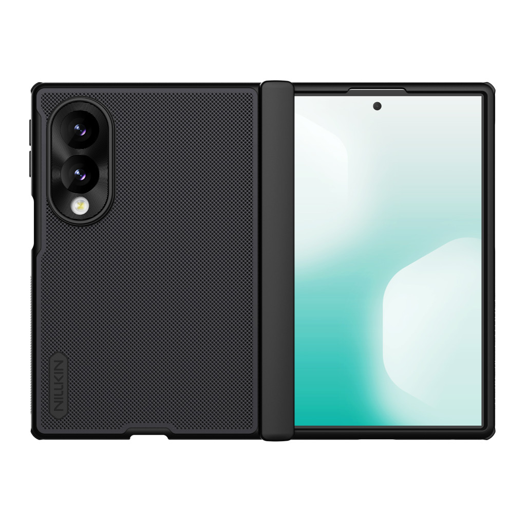 Nillkin Super Frosted Samsung Galaxy Z Fold 8 mágneses hátlap tok, fekete