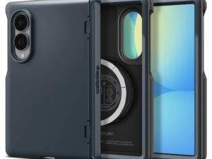 Spigen Slim Armor Pro Samsung Galaxy Z Fold 8 Metal Slate tok, kék