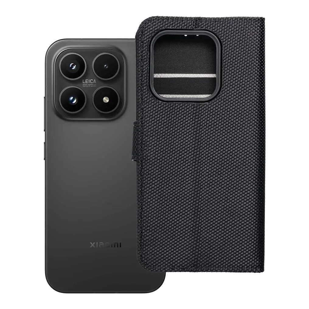 Xiaomi 17 flip tok, lopásgátló RFID funkció, 4db kártyatartó résszel, fekete