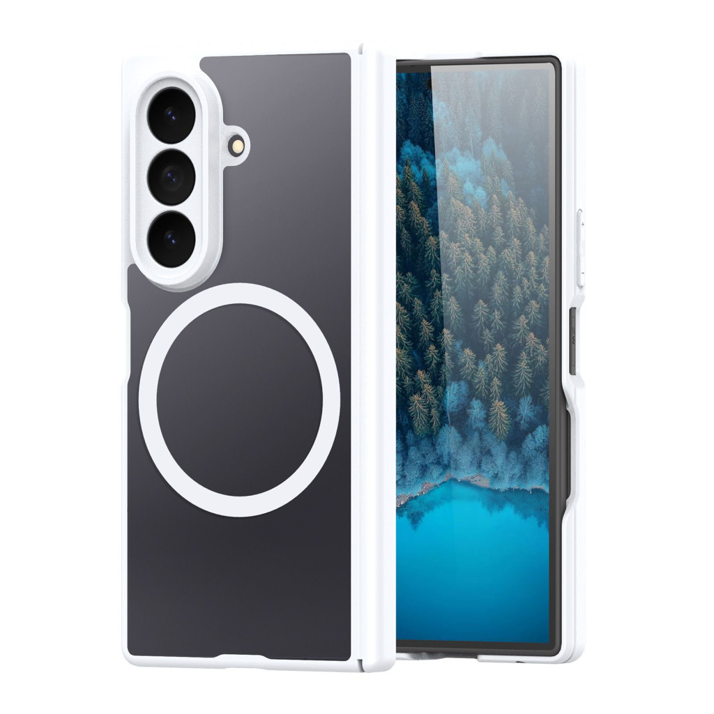 Dux Ducis EXPN Samsung Galaxy Z Fold 8 Ultra hátlap tok, MagSafe, fehér