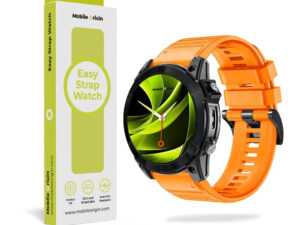 Mobile Origin Garmin szíj, szilikon, 22mm, narancs