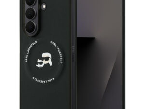 Karl Lagerfeld Karl&Choupette Logo Samsung Galaxy Z Fold 7 MagSafe kompatibilis hátlap tok, fekete