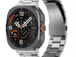 Tech-Protect Samsung Galaxy Watch Ultra 2024 / 2025 / 2026 (47mm) szíj, rozsdamentes acél, ezüst