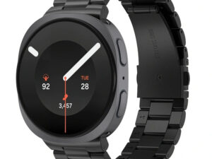 Tech-Protect Samsung Galaxy Watch 8 / 9 / Classic (40/44/46mm) szíj, rozsdamentes acél, fekete