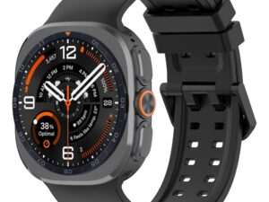 Tech-Protect Silicone Air Samsung Galaxy Watch Ultra 2024 / 2025 / 2026 (47mm) szíj, fekete