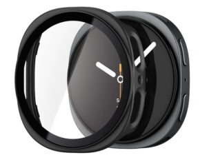 Spigen Thin Fit 360 Samsung Galaxy Watch 8 / Watch 9 (40mm) tok kijelző védelemmel, fekete
