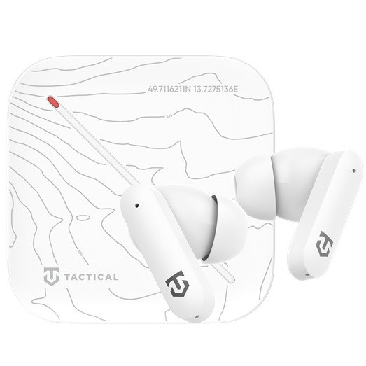 Tactical StrikePods Bahna vezeték nélküli fülhallgató aktív zajszűréssel, blueooth, ANC, fehér