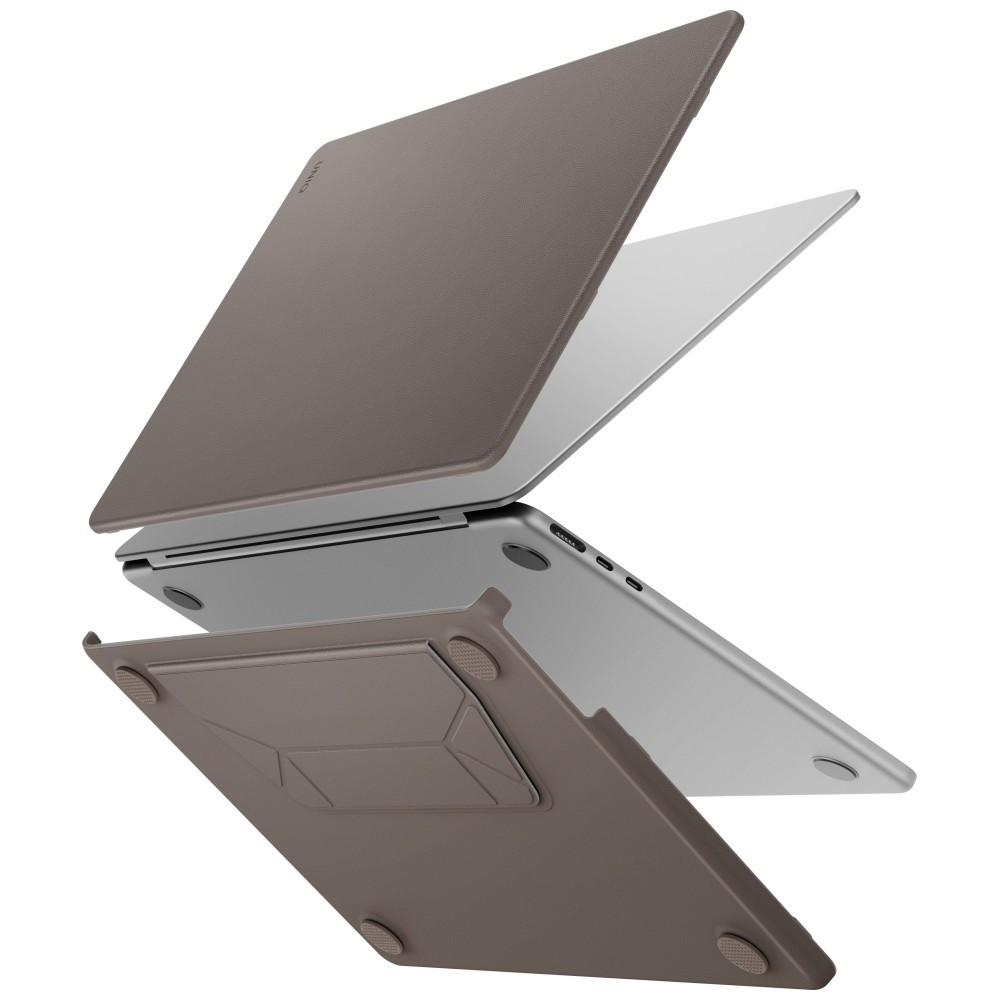 UNIQ Lyden Versa Apple Macbook Air 13 M2-M5 2023-2026 tok kitámasztóval, szürke