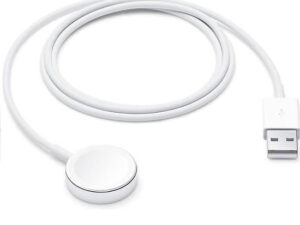 Apple Watch USB / MagSafe töltő kábel, mágneses, 5W, 1m, fehér (MW6A3ZE/A) Retail dobozos