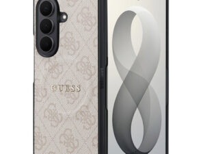 Guess PU Leather 4G Samsung Galaxy Z Fold 8 Ultra hátlap tok, MagSafe, rózsaszín