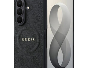 Guess PU Leather 4G Samsung Galaxy Z Fold 8 Ultra hátlap tok, MagSafe, fekete