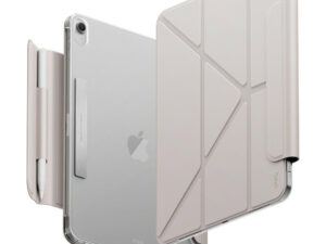 Uniq Camden Lite iPad 11 2025 / iPad 10.9 2022 mappa tok, ceruza tartóval, kitámasztható, bézs