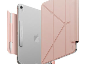 Uniq Camden Lite iPad Air 11 (2026 / 2025 / 2024) / Air 5 / 4 mappa tok, ceruza tartóval, kitámasztható, rózsaszín