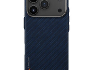 Uniq Keva Edge Apple iPhone 17 Pro Aramid tok, MagSafe, kék