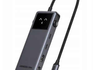Ugreen CM888 Uno hub adapter USB-C-2xUSB-A 3.2 + 3xUSB-C-1xHDMI, szürke