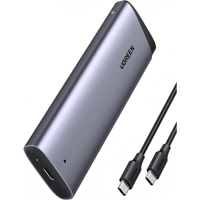 Ugreen CM767 SSD külső ház M.2 NVMe, szürke