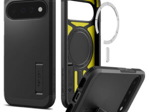 Spigen Tough Armor Google Pixel 11 Pro tok, MagSafe, Metal Slate, fekete