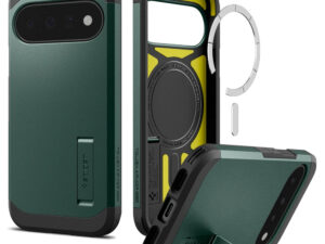 Spigen Tough Armor Google Pixel 11 Pro tok, MagSafe, Abyss Green, zöld