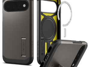 Spigen Tough Armor Google Pixel 11 Pro tok, MagSafe, Gunmetal, szürke