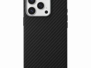 Aramid mágneses karbon tok, Iphone 18 Pro,  Fekete