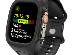 Spigen Liquid Air Pro Apple Watch Ultra 4 / 3 / 2 / 1 49mm tok / szíj, fekete