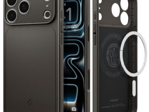 Spigen Thin Fit MagFit Apple iPhone 18 Pro Max / 17 Pro Max tok, MagSafe, Gunmetal, szürke