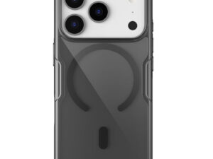 Nillkin Nature Pro Apple iPhone 18 Pro / 17 Pro mágneses hátlap tok, átlátszó-fekete