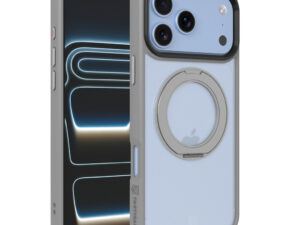 Tactical MagForce Hyperstand Apple iPhone 17 Pro Max/18 Pro Max tok, gyűrűs kitámasztóval, MagSafe, átlátszó-zöld