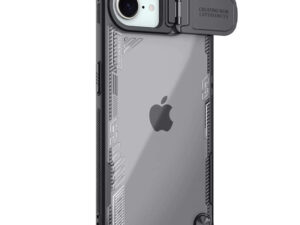 Nillkin Iceblade Prop Apple iPhone 17e / 16e mágneses műanyag hátlap tok kameravédelemmel, MagSafe, fekete