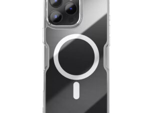 Nillkin Nature Pro Apple iPhone 16 Pro mágneses hátlap tok, átlátszó