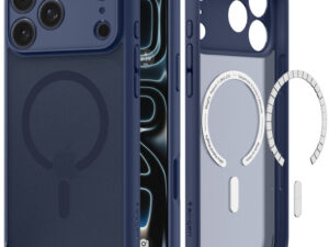 Spigen Ultra Hybrid MagFit Apple iPhone 18 Pro / 17 Pro tok, MagSafe, Frost, sötétkék