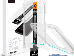 Spigen Glas.tR EZ Fit Pro HD Samsung Galaxy S26 FE tempered kijelzővédő fólia felhelyező kerettel (1db)