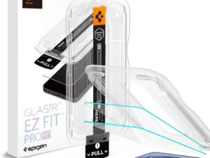 Spigen Glas.tR EZ Fit Pro HD Samsung Galaxy S26 FE tempered kijelzővédő fólia felhelyező kerettel (2db)