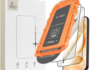 Tech-Protect Quick Set+ Apple iPhone 18 Pro Max / 17 Pro Max kijelzővédő üvegfólia felhelyező kerettel (2db)