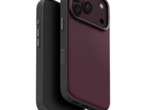 Uniq Lyden DS Magclick Apple iPhone 18 Pro / 17 Pro tok, MagSafe, műbőr, lila